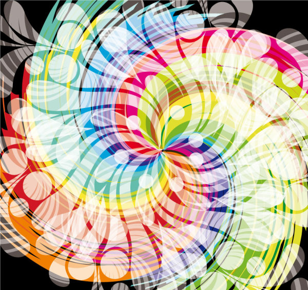 ファッション パターン背景 01 - ベクター