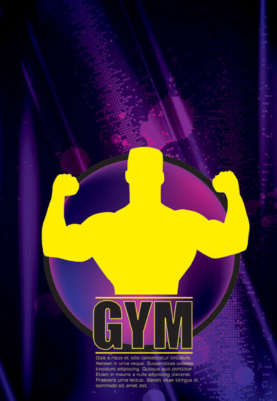 ヘラクレスのシルエット ベクター材料-4