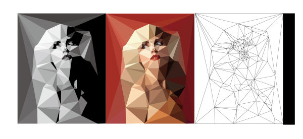 カラー図形 - ベクター素材