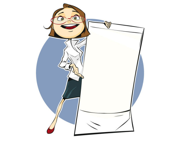 01 - ベクターの漫画のキャラクター