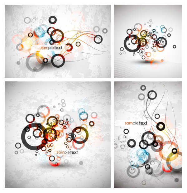 カラフルなサークル ベクター