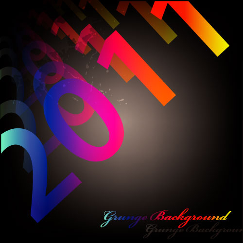 非現実的な色 2011年ベクター材料