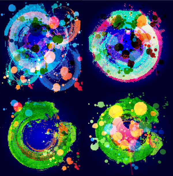 鮮やかな色インク - ベクターの動向