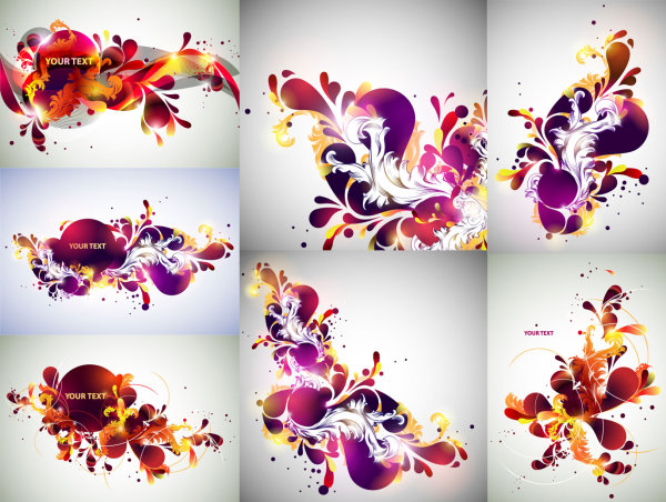 ティア ドロップ型傾向パターン ベクター材料