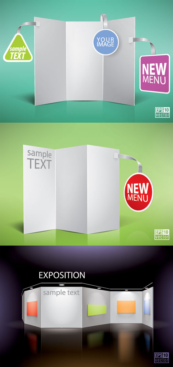 ベクターのブランク パネル