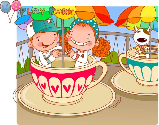 ベクター 10 住んでいる少女のバルク