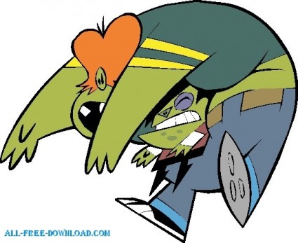 Creep006 パワパフガールズ女の子ベクター漫画 - 無料ベクター