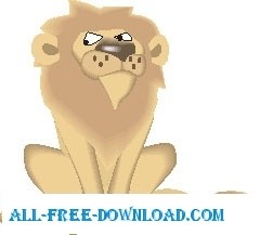 ライオン 18 ベクター漫画 - 無料ベクター