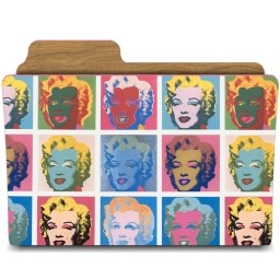 ウォーホル マリリン無料アイコン 162.77 KB