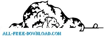 虎の上エッジ ベクター漫画 - 無料ベクター