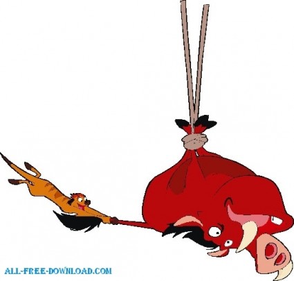 ライオン キング TP006 ベクター漫画 - 無料ベクター