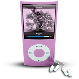 ピンクの iPod4rthGen 無料アイコン 108.98 KB