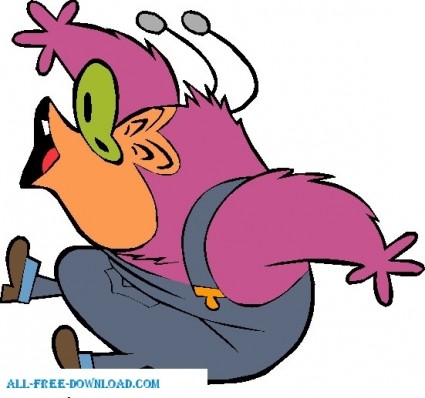 オウム 16 ベクター漫画 - 無料ベクター