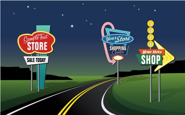 漫画標識マーク 02 ベクター無料ベクター 1.02 MB