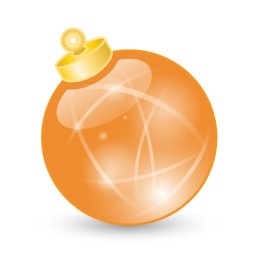 クリスマス ボール オレンジ無料アイコン 66 15 Kb 無料素材イラスト ベクターのフリーデザイナー
