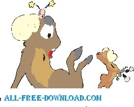 ラムズ ベクターの格闘漫画 - 無料ベクター