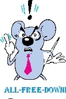 マウス怒っているベクター漫画 - 無料ベクター