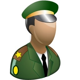 警察は軍のユーザーの Vista のアイコン - 無料のアイコン