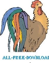 オンドリ 19 ベクター漫画 - 無料ベクター