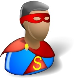 ユーザーのスーパーマンの Vista のアイコン - 無料のアイコン