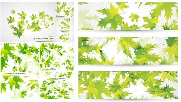 緑の葉の背景ベクター無料ベクターの 8.75 MB