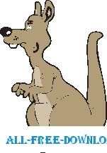 カンガルー 8 ベクター漫画 - 無料ベクター