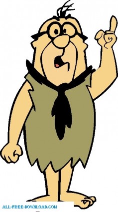 原始家族フリントス トーン 008 ベクター漫画 - 無料ベクター