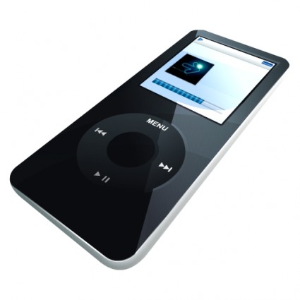 黒 ipod Vista のアイコン - 無料のアイコン