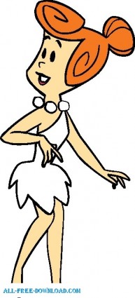 原始家族フリントス トーン 010 ベクター漫画 - 無料ベクター