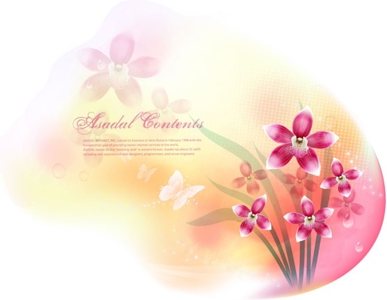 夢の花ベクター 13 無料ベクター 10.81 MB