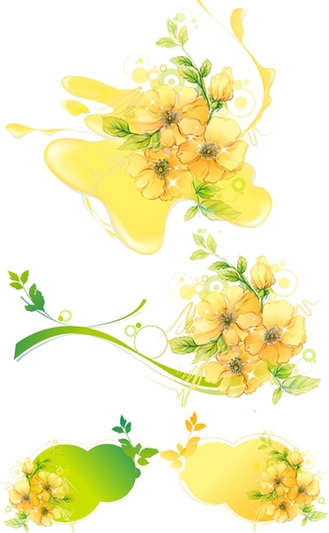 ベクター花水マーク無料ベクター 3.97 MB