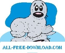 シール 11 ベクター漫画 - 無料ベクター