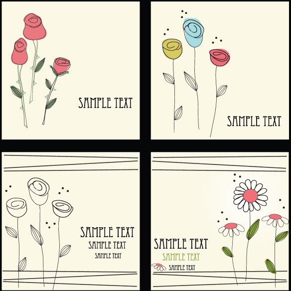 素敵な花ベクター 1 無料ベクター 839.56 KB